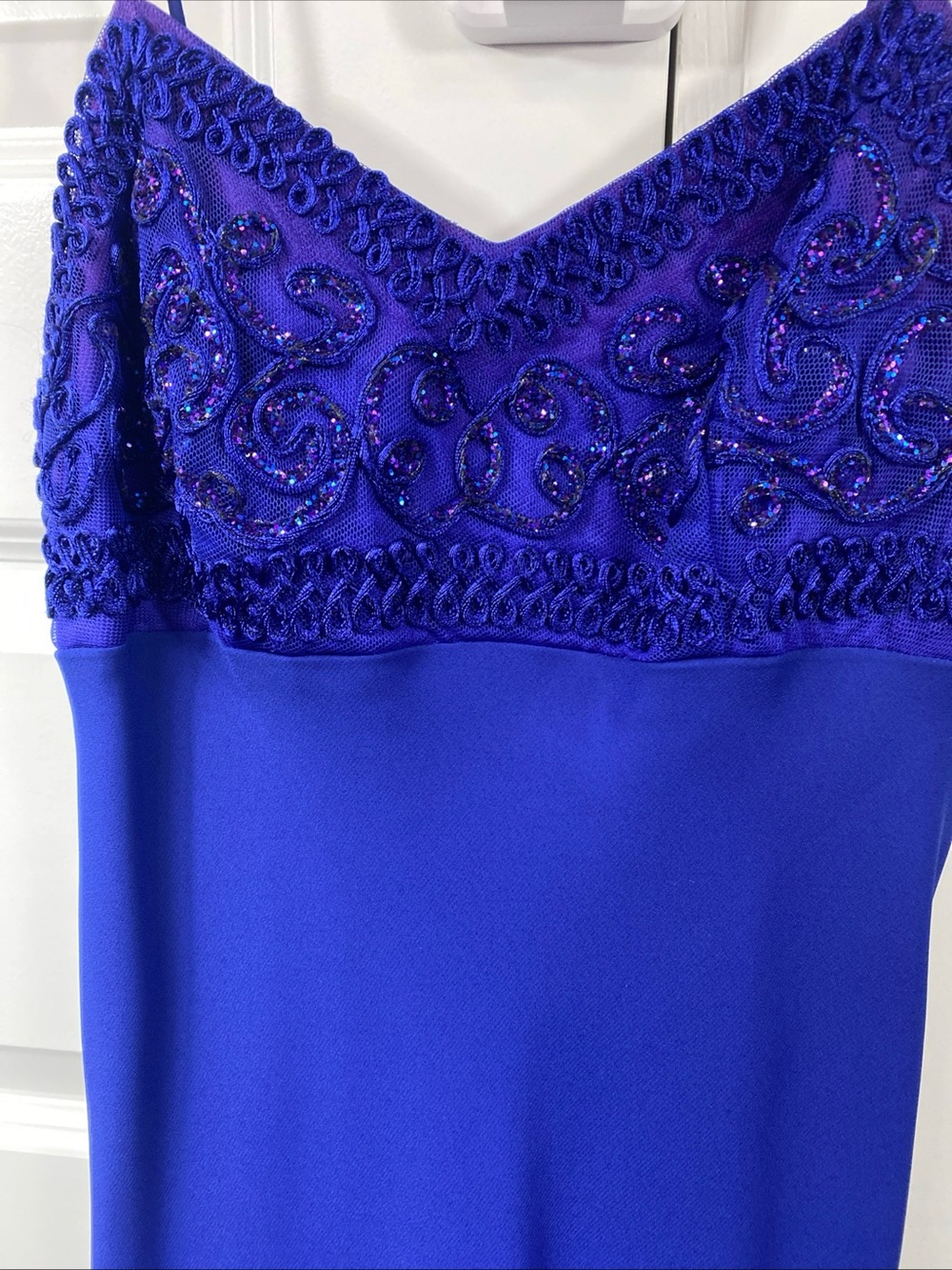Vintage 90a prom Morgan Co Linda Bernell Dress Wedding Guest Purple Sequin 5/6